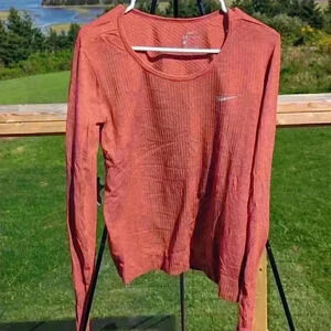 Nike Dri-FIT Contour Women's Long Sleeve Running Training Gym Top -  Size Medium